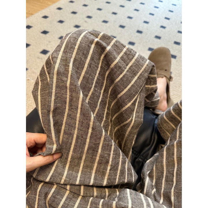 Femme Bredbenet Stribet Bukser Stilla