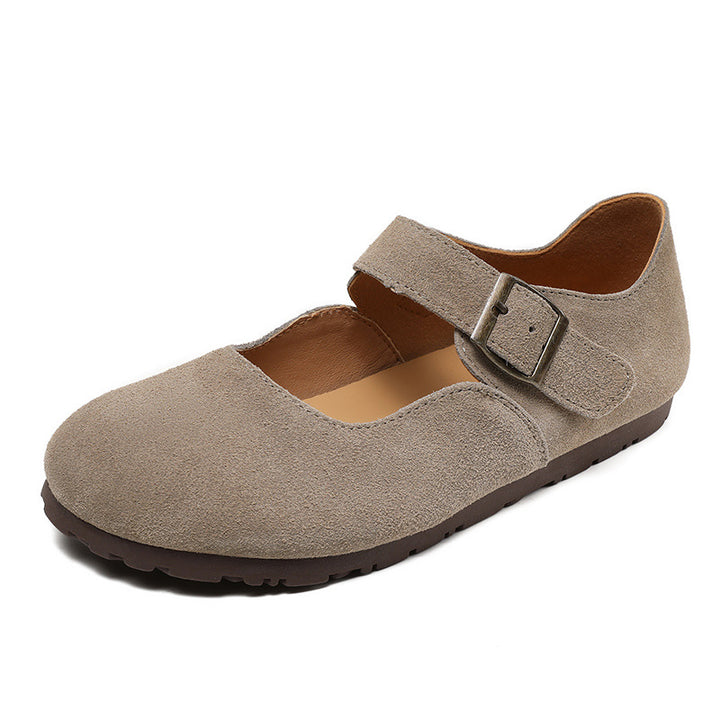 Kvinder Buckled Mary Jane Flats Stilla