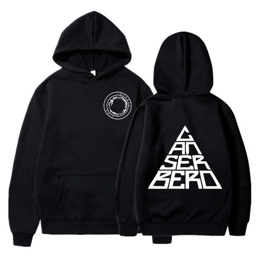 Kvinders hættetrøje med kreativt grafisk design og komfortabel pasform Skovae