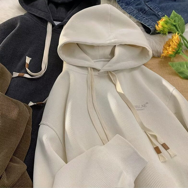 Herrer hættebluse med klassisk snit og afslappet design Stilla