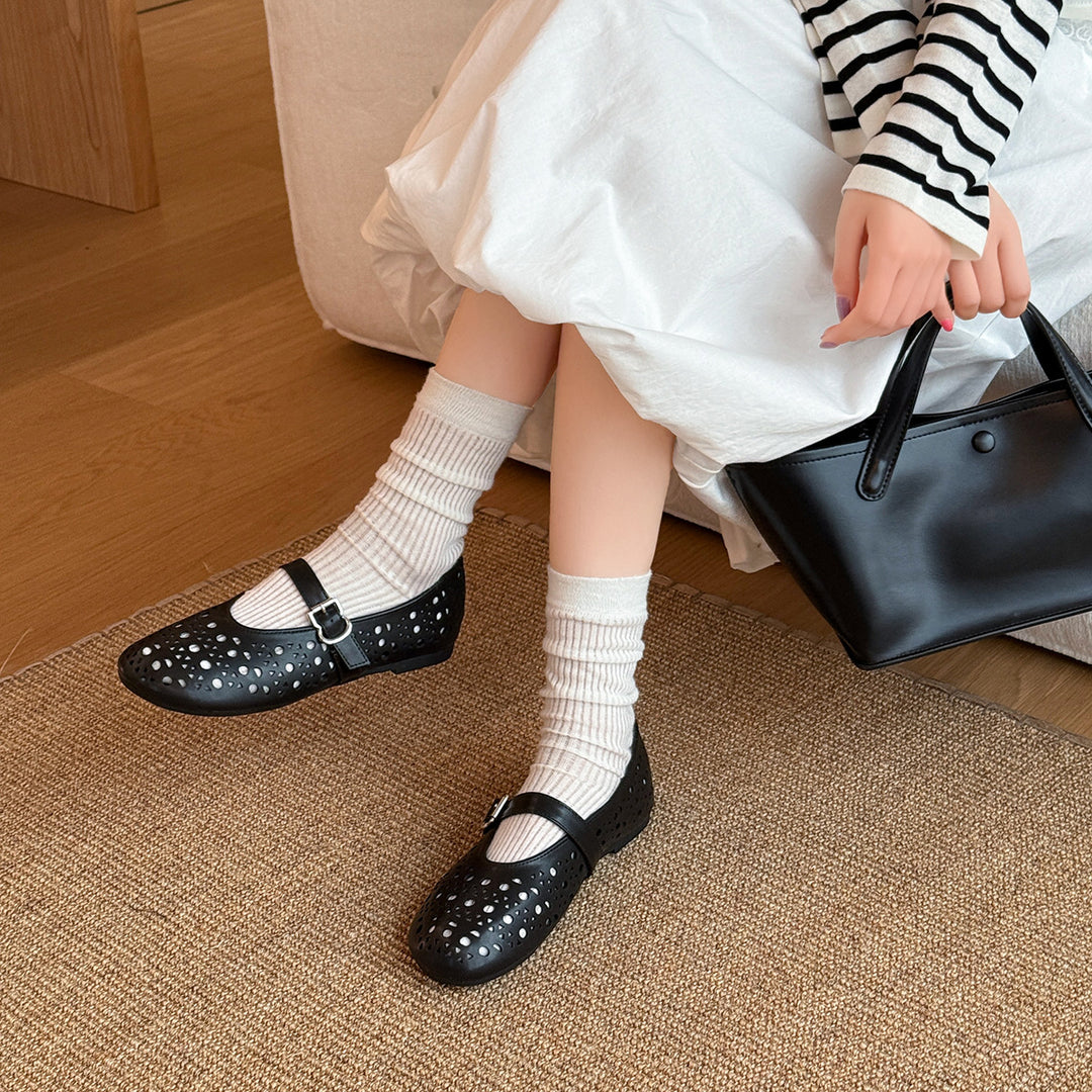 Femme Dekorative Mary Jane Flats Stilla
