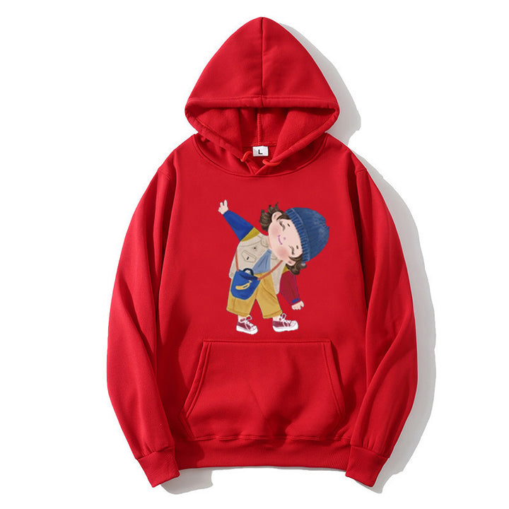 Dame hoodie med legende børne design Skovae
