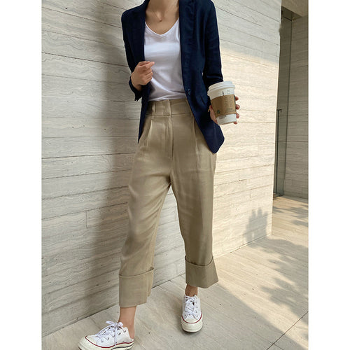 Dame Culotte-bukser med elegant bundfald og moderne snit Stilla