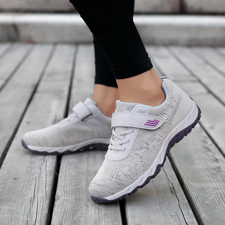 Dame Alsidige Komfort Sport Sneakers med justerbar rem Stilla