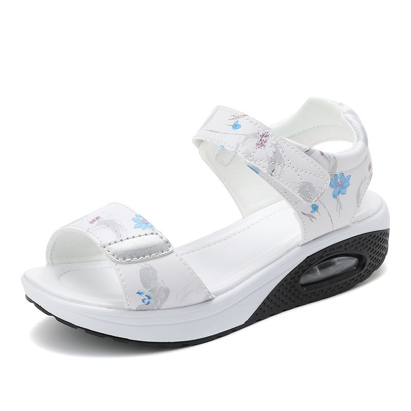 Dame blomster-designet komfort sandaler Stilla