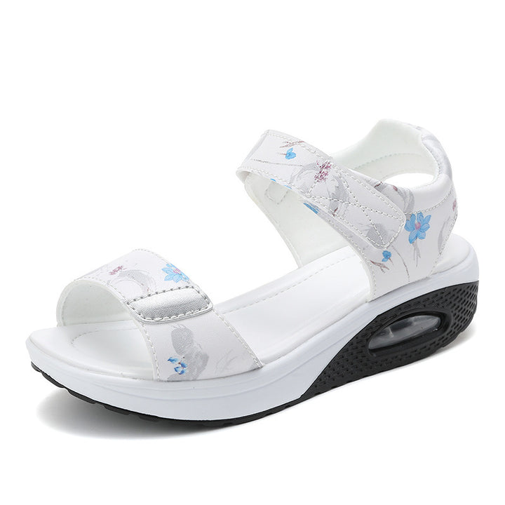 Dame blomster-designet komfort sandaler Stilla