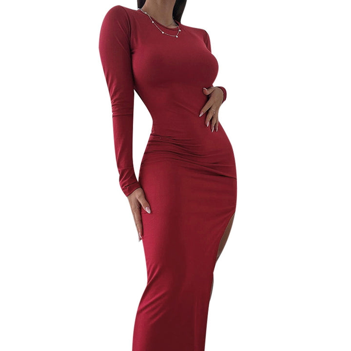 Dame Sideslids Elegant Maxikjole Stilla