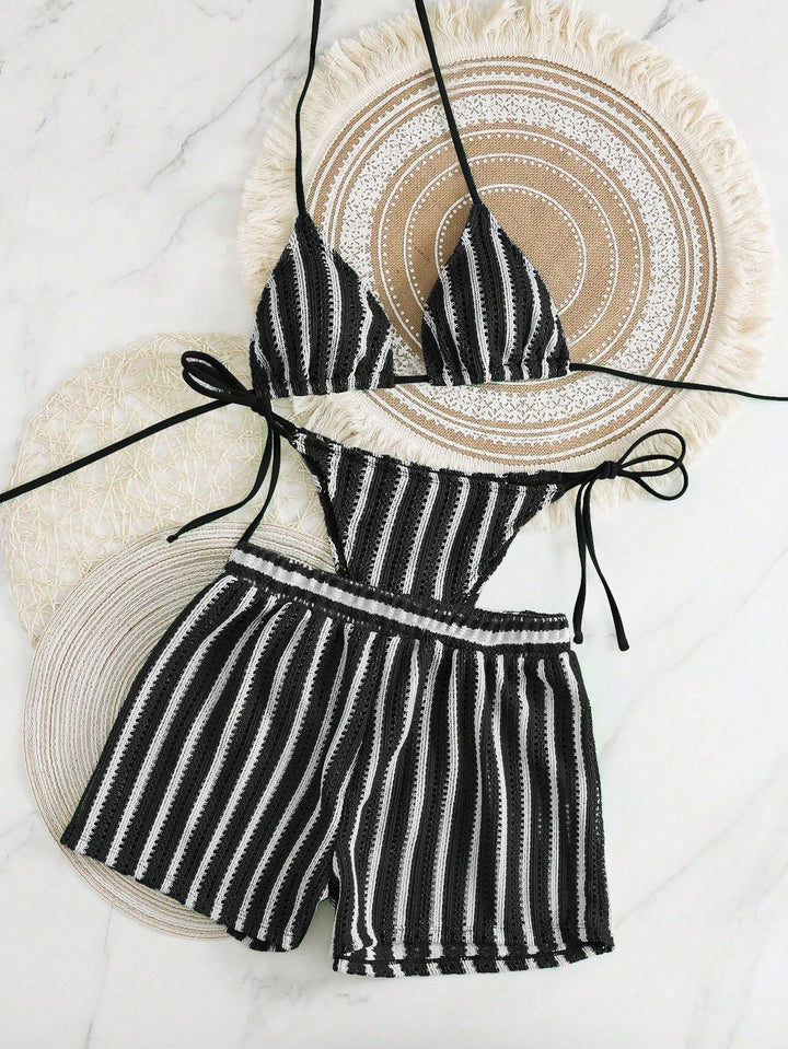 Dame To-delt Strandoutfit Skovae