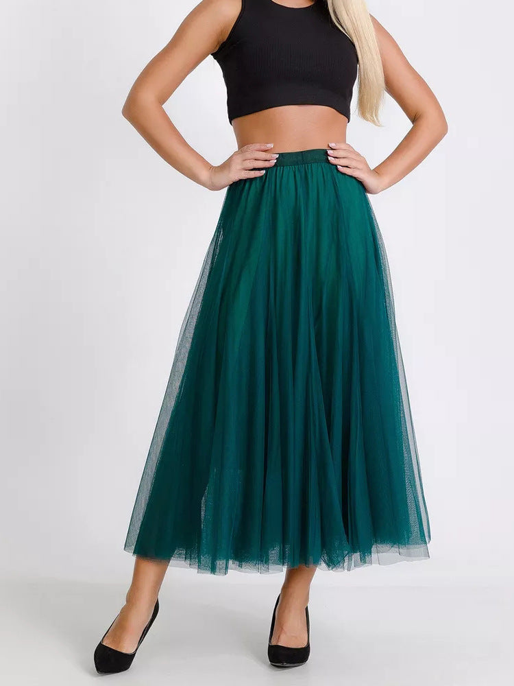 Dame tylskørt med elegant lag-designet Stilla