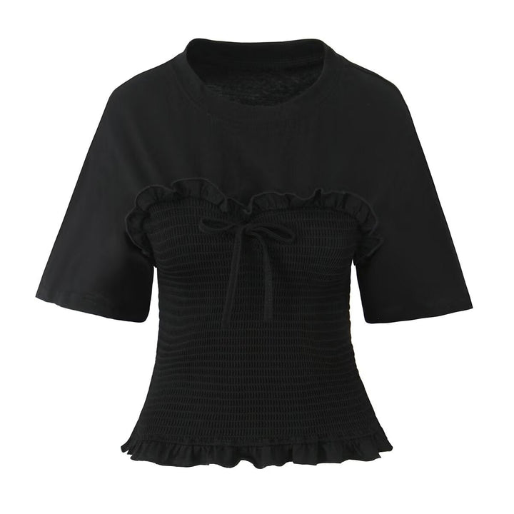 Stilla | Figur-fremhævende Kortærmet Tee Top