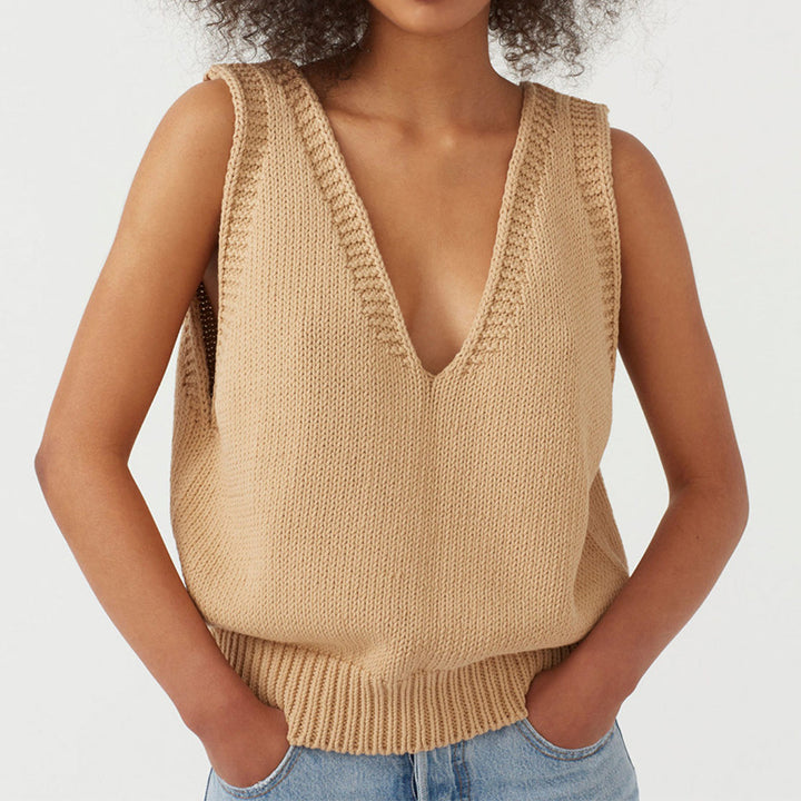 Dame legerer strikpullover Stilla