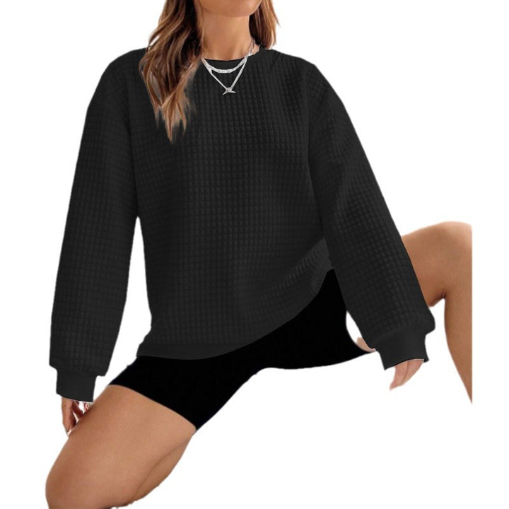 Dame Sweatshirt i struktureret design med moderne snit Stilla