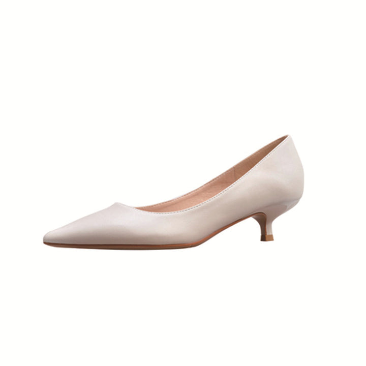 Dame elegante spids High Heels med glat overflade Stilla