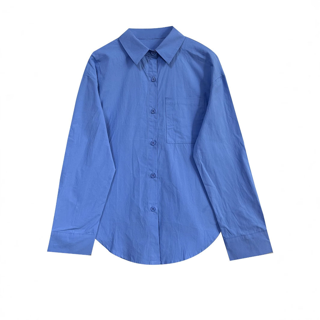 Damer Letvægts Oversized Button-Up Skjorte Stilla