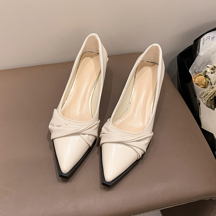 Femme Elegante Spids-Tå-Pumps Stilla