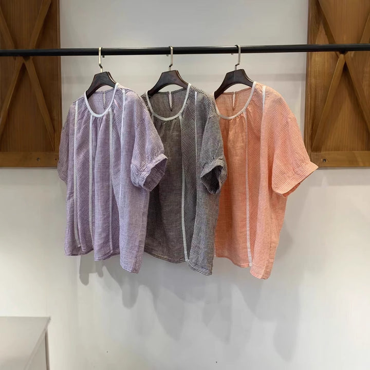 Dame Relaxed Fit Ternet Bluse Stilla