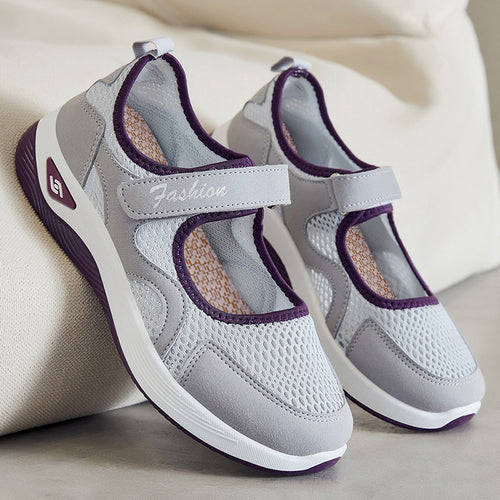 Femme Stilfulde Mesh Mary Jane Sneakers Stilla