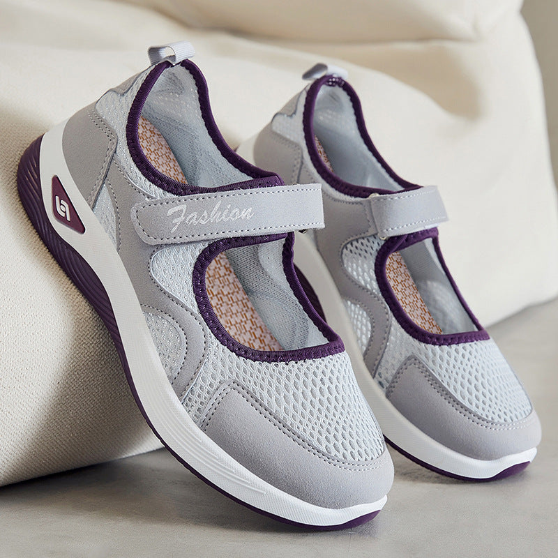 Femme Stilfuld Mesh Mary Jane Sneakers Stilla