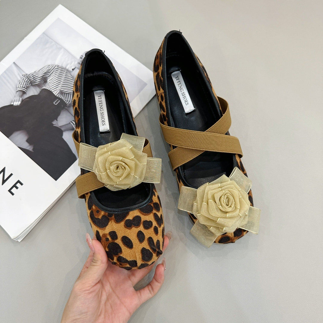 Kvinder Dekorative Blomster Accent Ballerinas Stilla