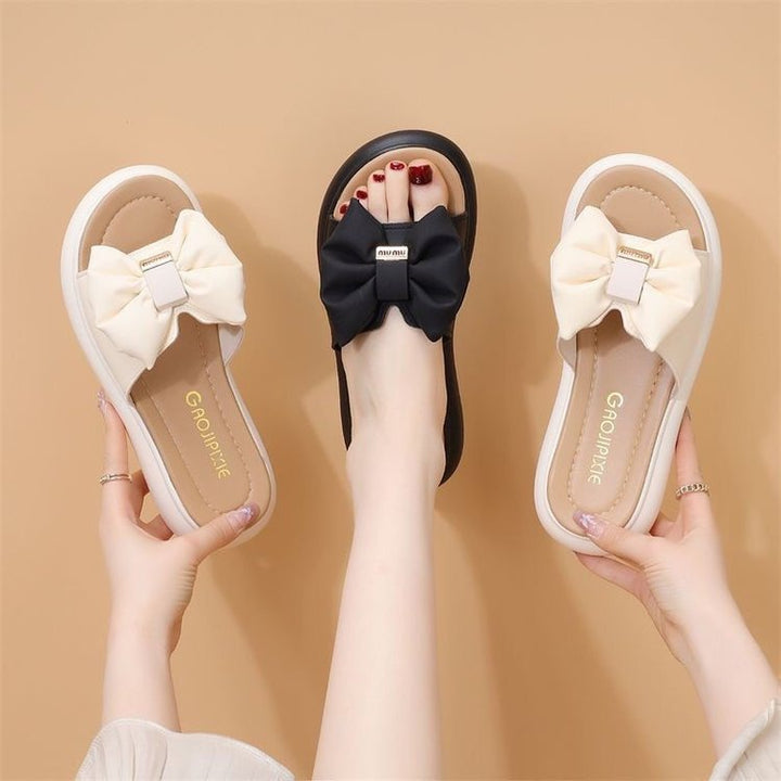 Dame Sandaler med elegant sløjfedetalje og skridsikker sål Stilla