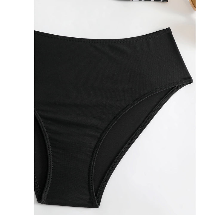 Femme svømme bikini sæt med iøjnefaldende dyreprint og højskåret bund Stilla