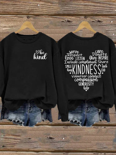 Dame sweatshirt med inspirerende kold design og generøs pasform Stilla