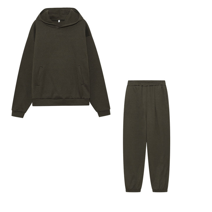 Kvinders sporty hoodie og joggingbukser sæt Stilla