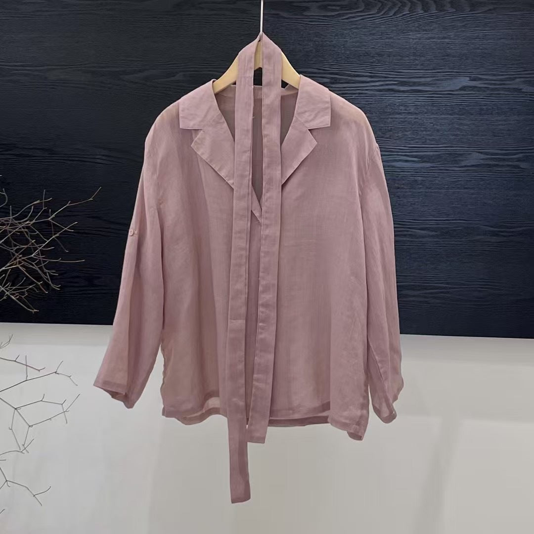 Femme Let Casual Knapper Skjorte Stilla