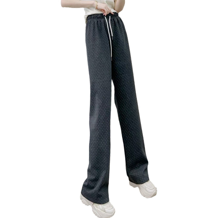 Dame sweatpants med løs pasform og elastisk talje Stilla