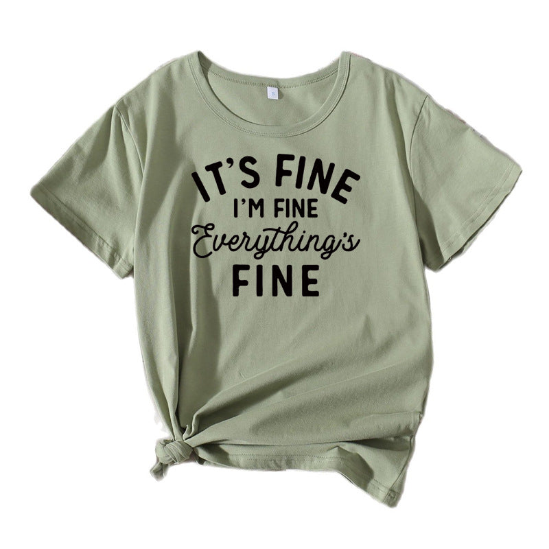 Dame Premium Komfort Statement T-shirt Stilla