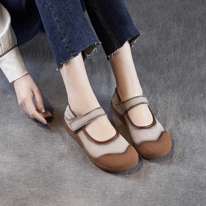 Dame Komfort Mary Jane Ballerinas med justerbar rem Stilla