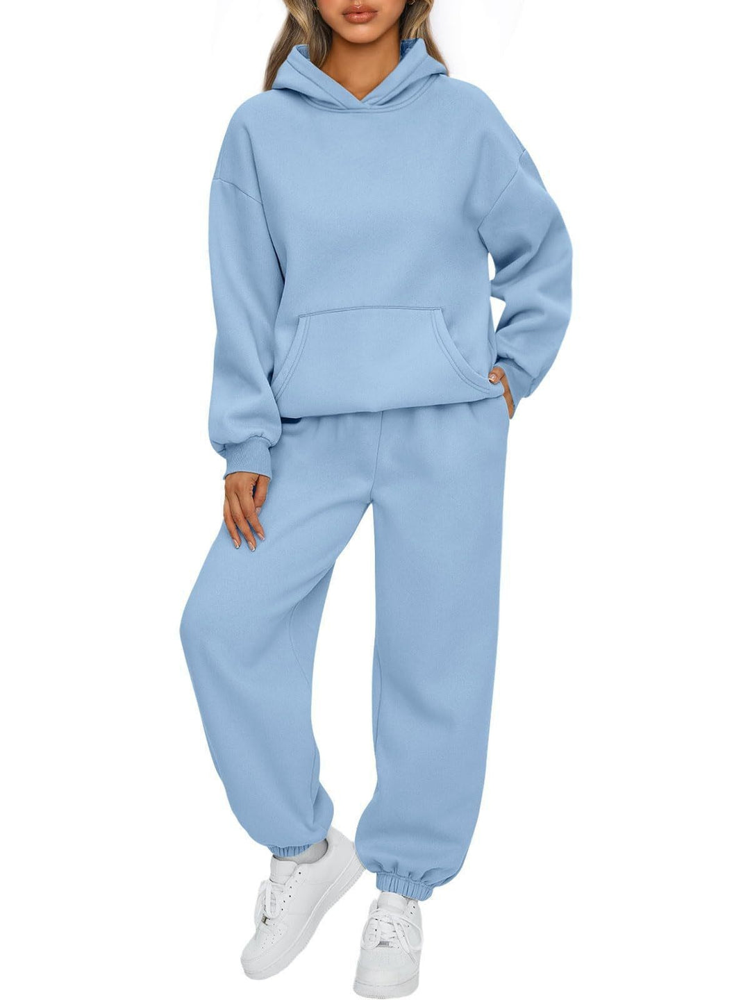 Damer casual hoodie og jogger sæt med høj bærekomfort Skovae