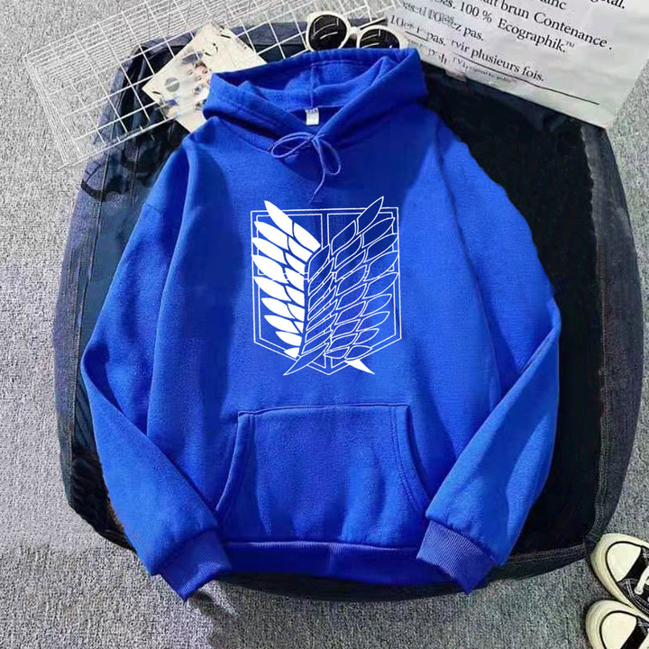 Damehoodie med ekstraordinært grafisk design Skovae