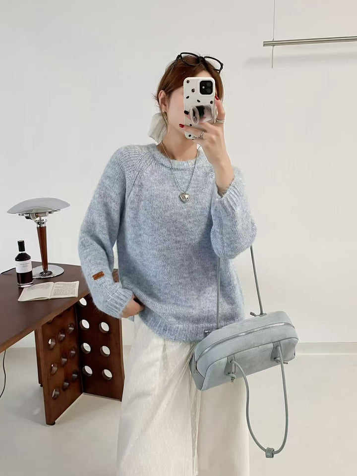 Kvinders bløde strikket sweater med en afslappet pasform Stilla