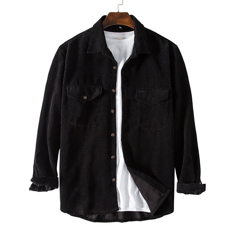 Herrer Corduroy Overskjorte Stilla