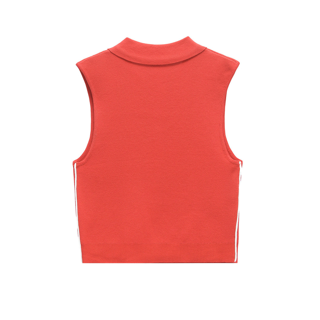 Femme Ærmeløs Polo-Top Stilla