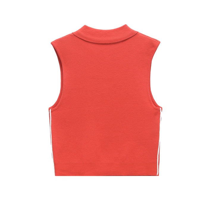 Femme Ærmeløs Polo-Top Stilla