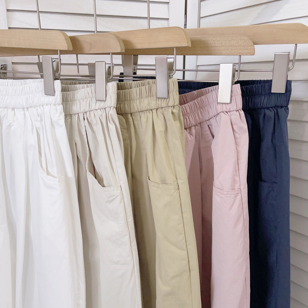 Dame Relaxed Fit Plisse-Bukser Stilla