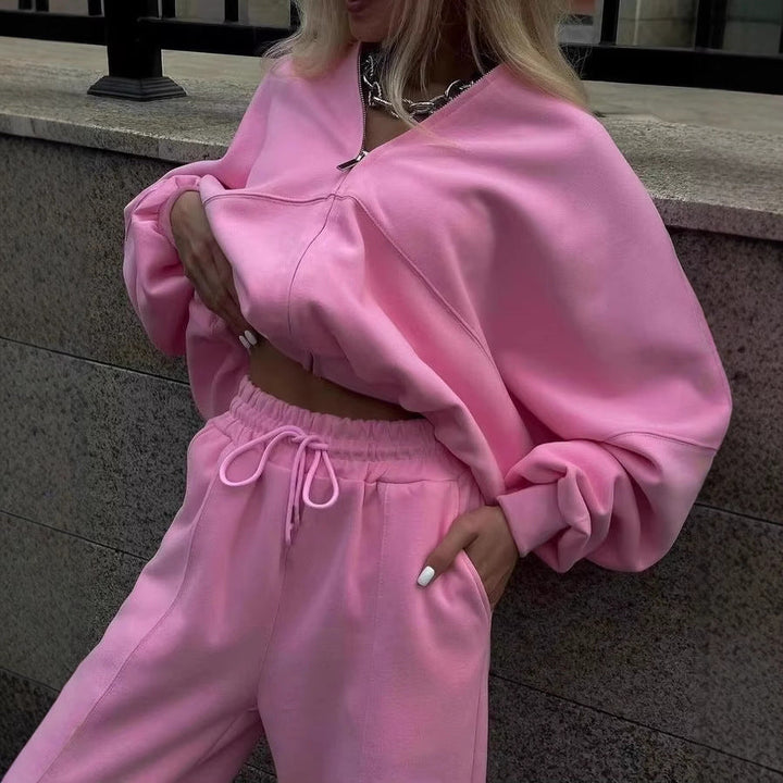 Stilla | Casual Zipper Sweatshirt To-delt Sæt