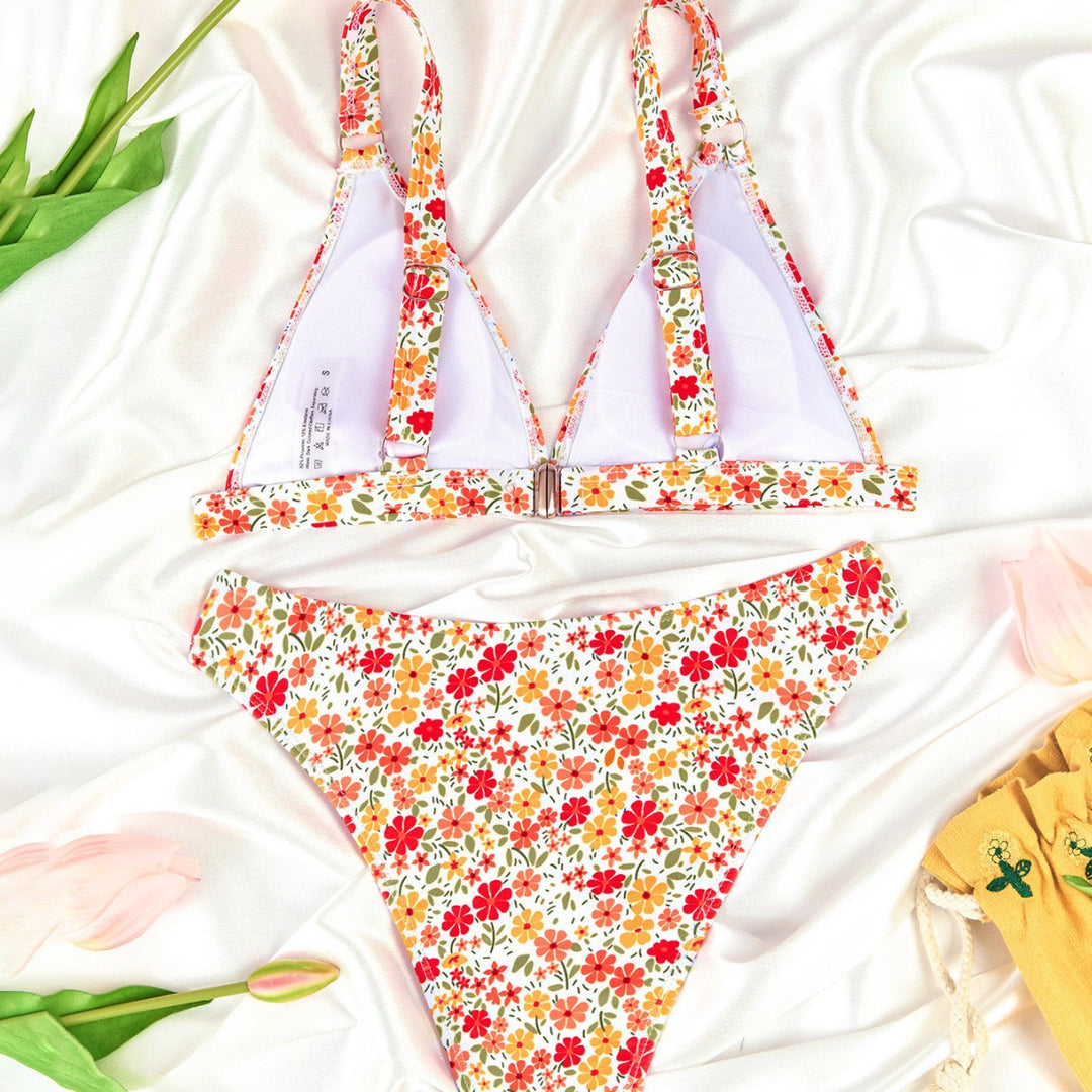 Dame blomster mønster bikini Skovae
