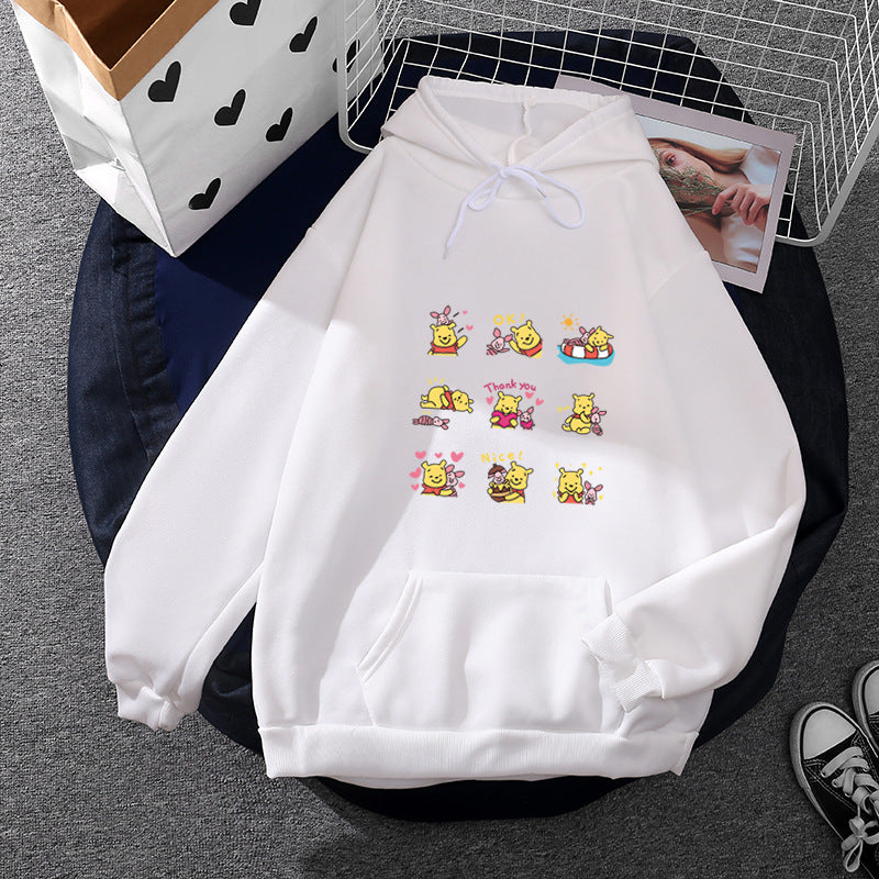 Dame hoodie med unikt Pikachu motiv Stilla