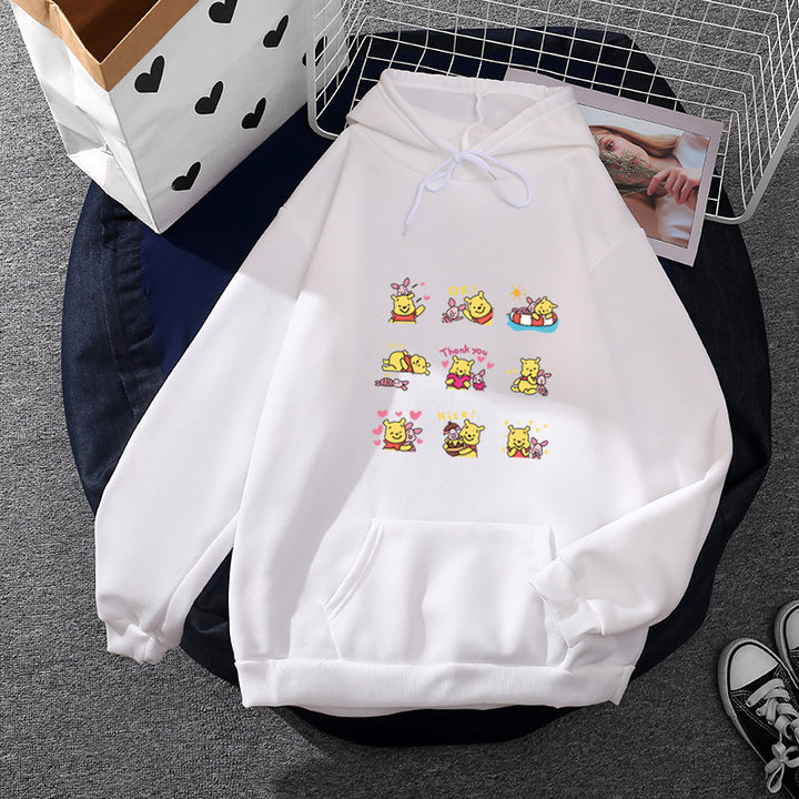 Dame hoodie med unikt Pikachu motiv Stilla