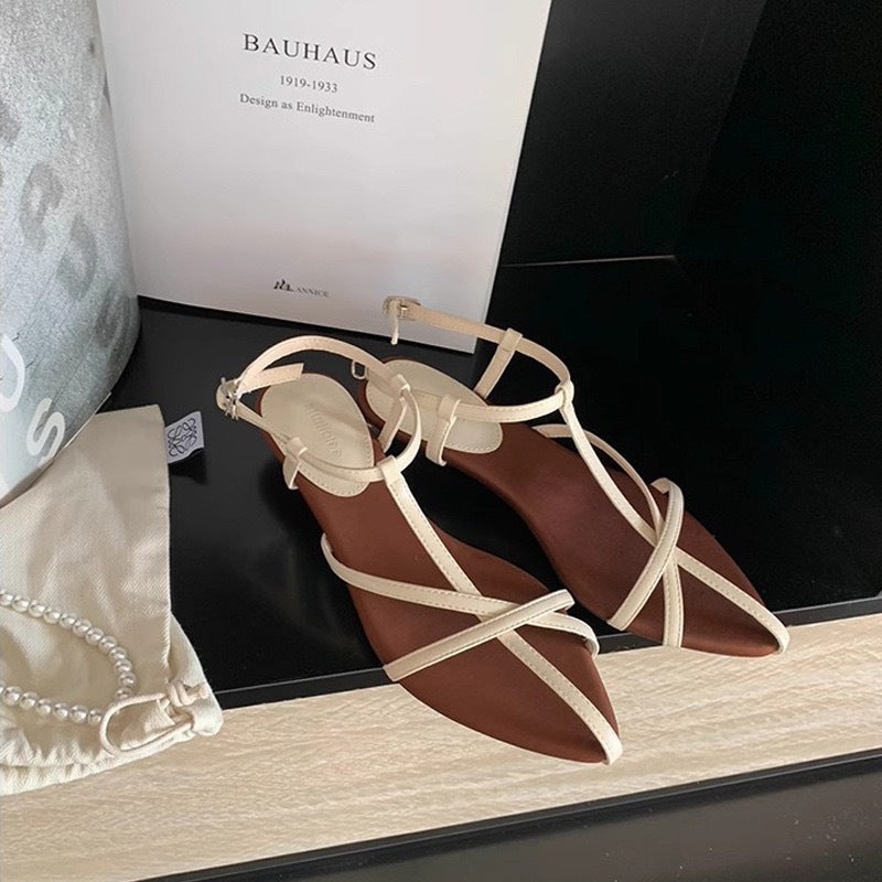 Dame sandaler med justerbare ankelremme Stilla