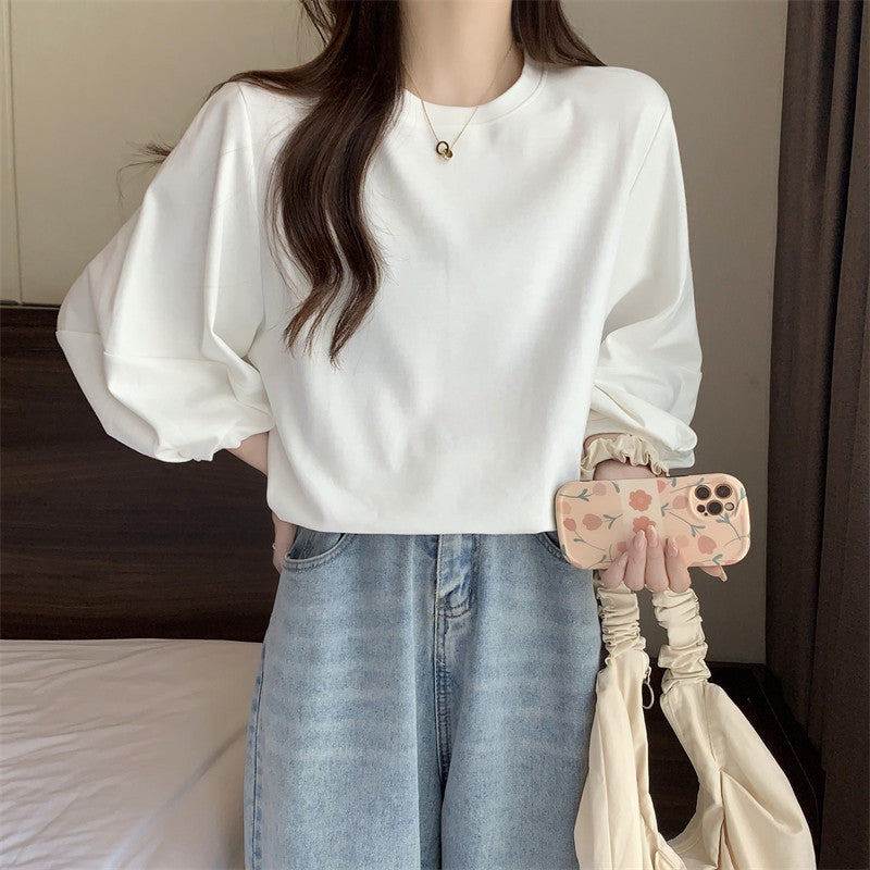Femme Oversized Puff Sleeve Sweatshirt Stilla