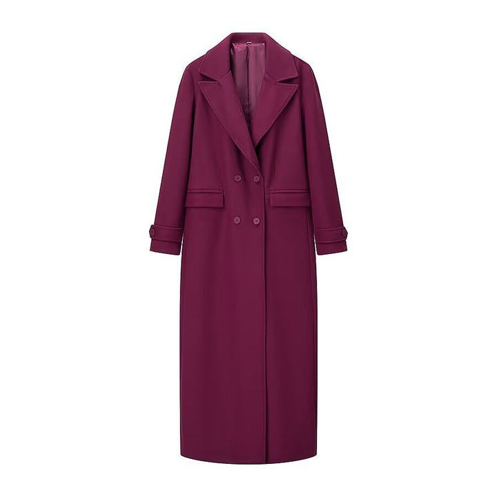Kvindernes elegante trenchcoat med dobbeltknapdesign Stilla