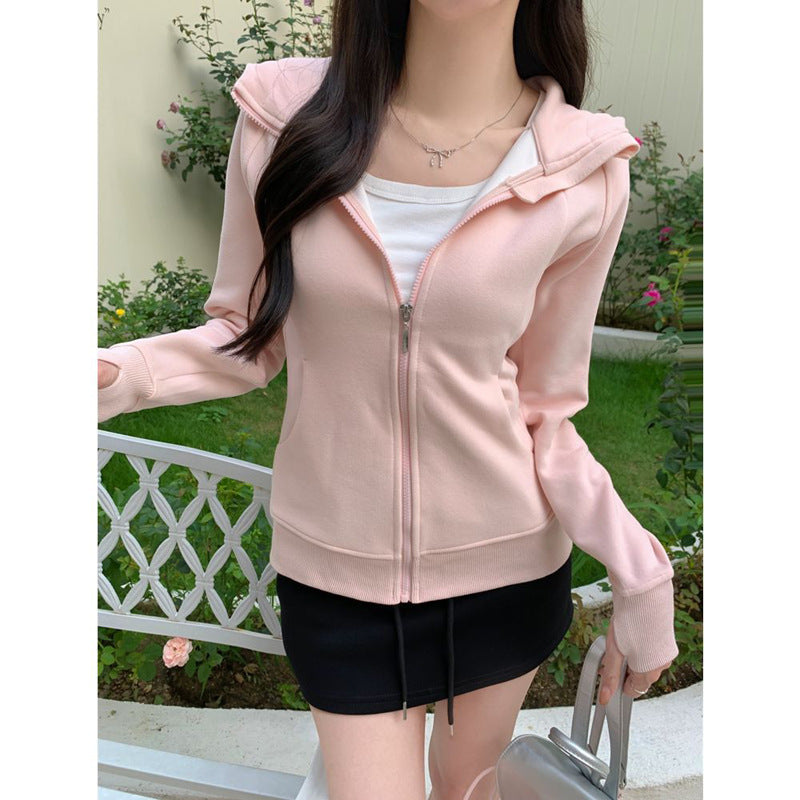 Femme Zip-Up Fleece Hoodie Stilla