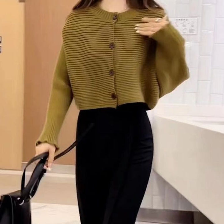 Femme Strikket Kort Cardigan Stilla
