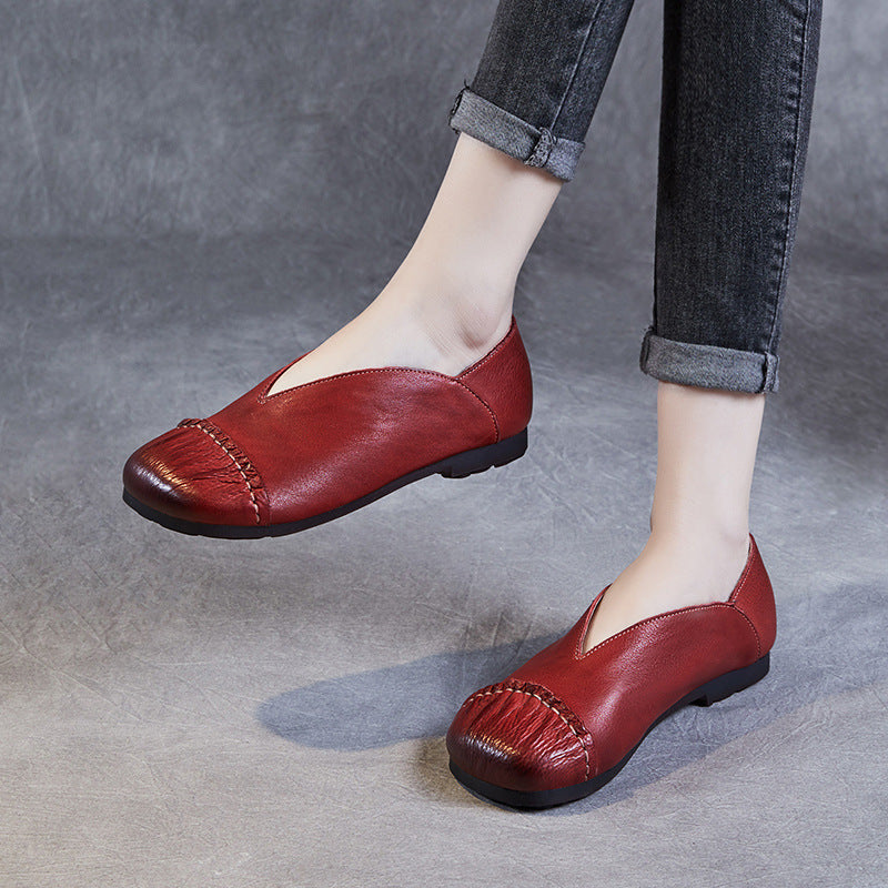 Dame stilfulde Slippers med unikt foldet design Stilla