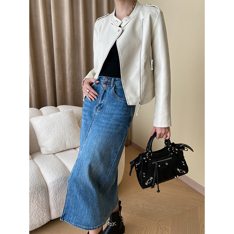 Ladies Fashion Biker Jakke Stilla