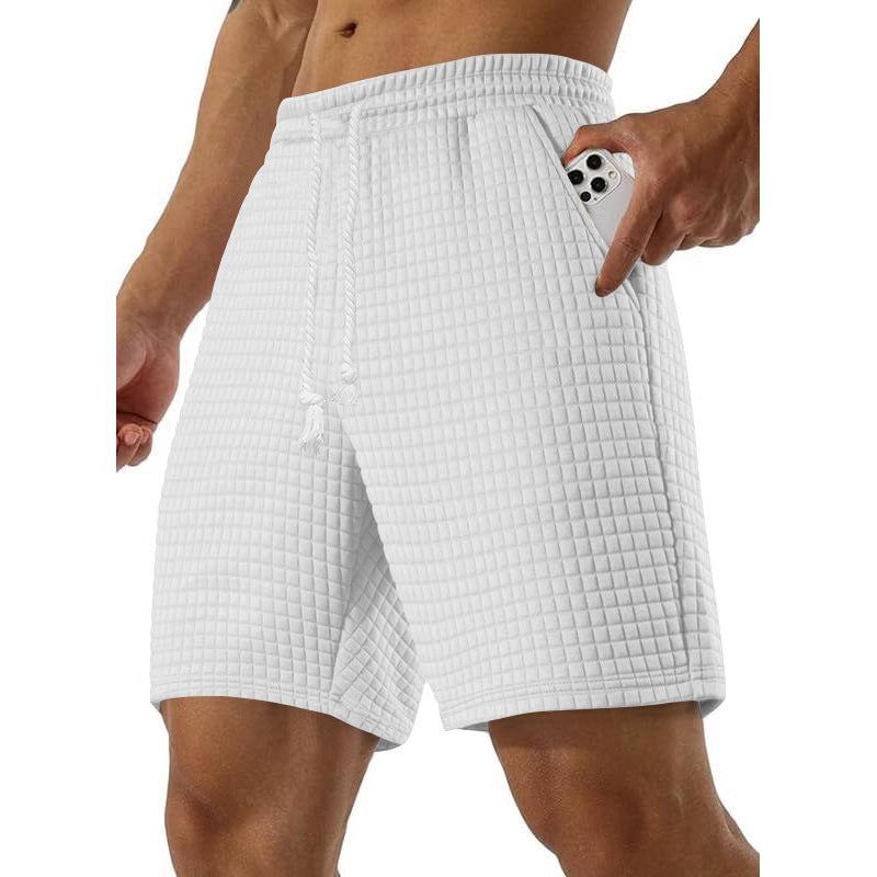 Herrer Komfortable fritids-shorts med praktiske lommer og elastisk talje Stilla